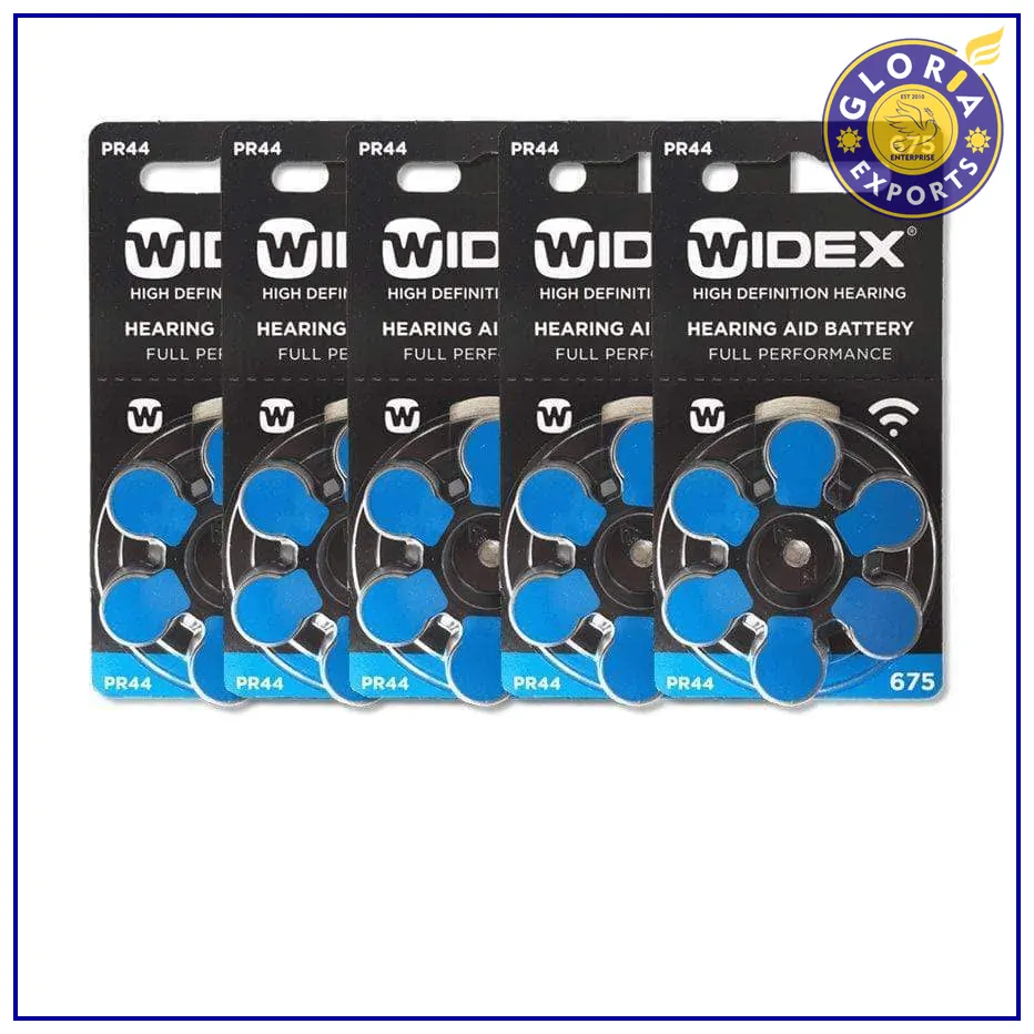 Widex Size 675 Batteries For Hearing Aids Pr44 Gloria Exports Enterprise