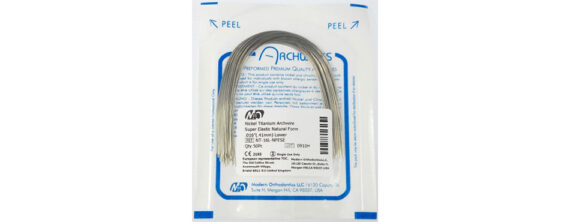 Modern Ortho Tinol - 1 Superelastic Nitinol Archwires Solo - Round Upper 0.012 NTS - 12U - NFESE