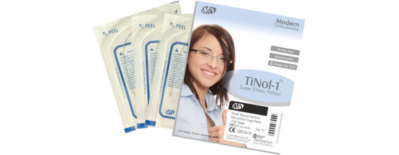 Modern Ortho Tinol - 1 Superelastic Nitinol Archwires Solo - Rectangular Upper 16x22 NTS - 1622U - NFESE