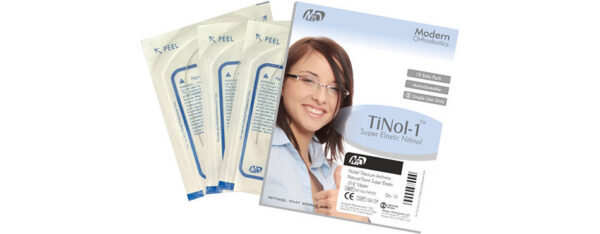 Modern Ortho Tinol - 1 Superelastic Nitinol Archwires Solo - Rectangular Upper 16x22 NTS - 1622U - NFESE