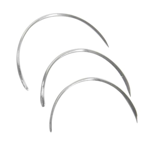 Lifeline Stainless Steel Suture Needles Half Circle Cutting No.17 - LLN - HCC17N - Pack of 6