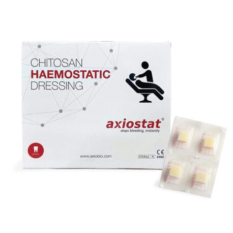 Axiostat Dental Haemostatic Dressing - 1 cm x 1 cm (Box of 80)