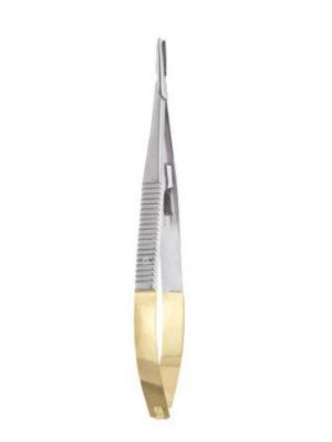 GDC Micro Castroviejo Needle Holder Straight Tc - 14 cm (Nh5020)