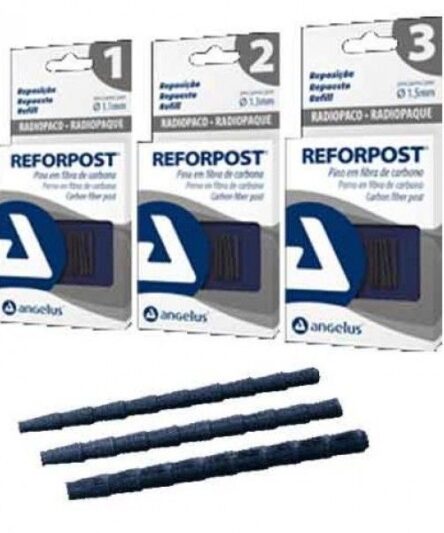 Angelus Reforpost Carbon Fiber - Refill Size 3 Pack Of 5