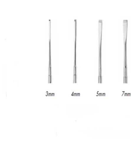 API Bone Chisel - 8 mm Single Ended