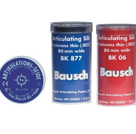 Bausch Articulating Silk 80 mm Red 3 Meter Roll - BK 06