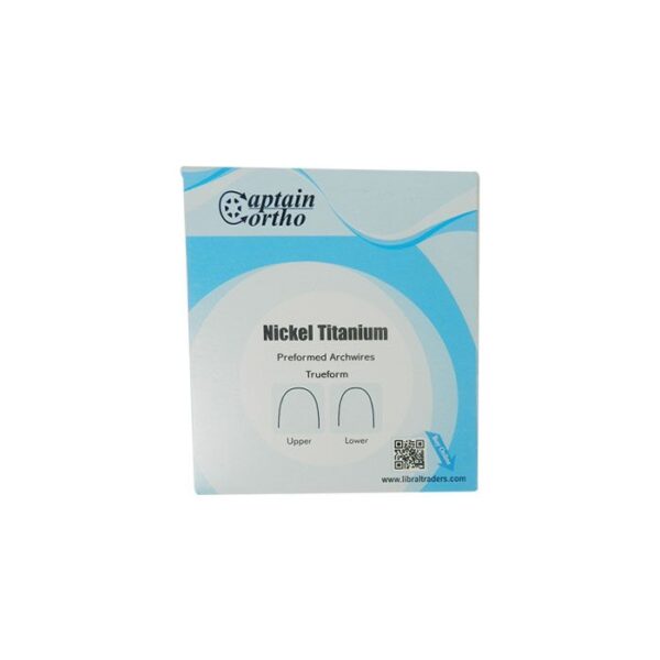 Captain Ortho Niti Preformed Damon Compatible Rectangular Wire Universal Pack of 10 Pcs