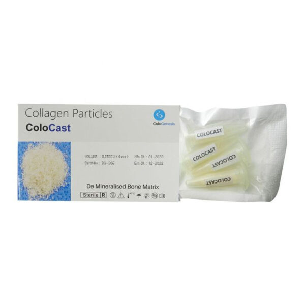 Cologenesis Colocast Bone Graft Fine 2 CC 300 Microns - COLOC - 2F