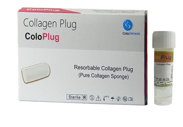 Cologenesis Colo Plug Sterile Collagen Sponge 12 X 20 mm PLUG1220