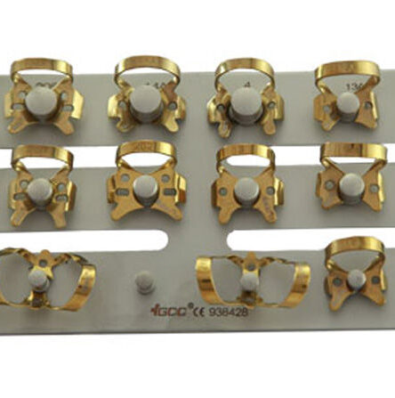 GDC Rubber Dam Clamps Set # Gold (RDCOBG11)