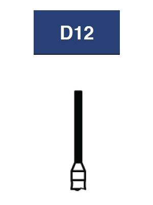 Strauss FG Diamond Burs Flat End Cylinder 010 6/pk - D12