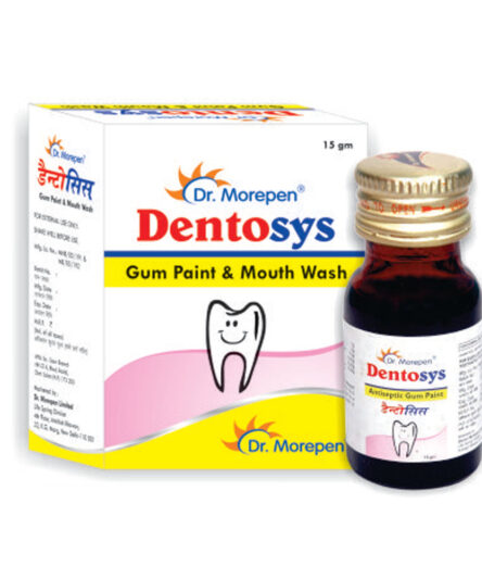 Dr Morepen Dentosys Gumpaint And Mouthwash (Pack of 30 Bottles)