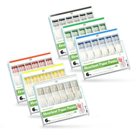 Waldent Paper Points 6% (Length Marked) #40