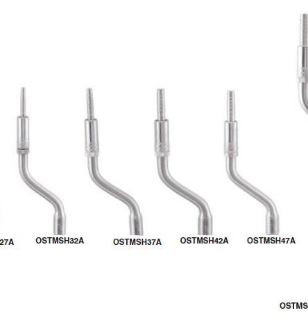 GDC Osteotome Concave Angulated Set Of 6 In Pouch (Ostmshsp6a)