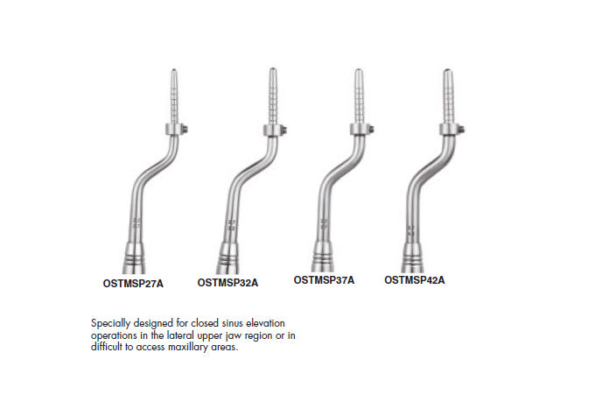 GDC Osteotome Convex Angulated Set Of 5 In Cassette (Ostmspsc5a)