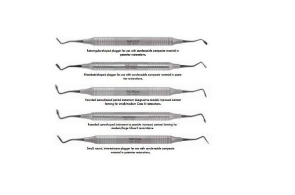 GDC Titanium Coated Composite Instrument Posterior Set Of 5 Pcs (Cips5)