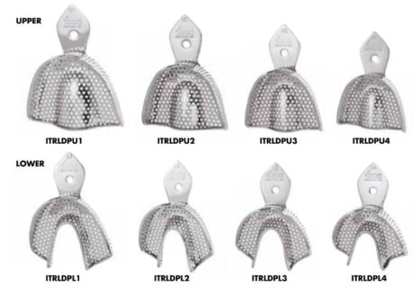 GDC Dentulous Perforated Impression Trays Lower # 2 (ITRLDPL2)