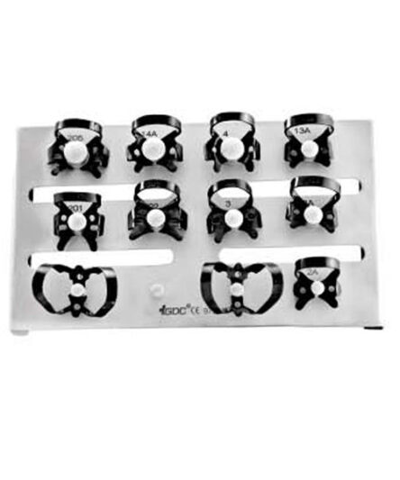 GDC Rubber Dam Clamps Set # Black (RDCOBB11)