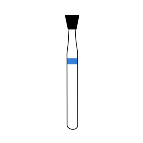 Frank Dental Straight Inverted Cone Diamond Bur FG - SI & DI (Made in Germany)