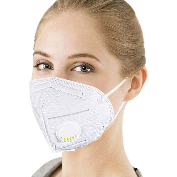 K N95 Respirator Mask With Filter Valve (Pack of 5)