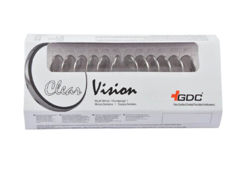 GDC Mouth Mirror Tops Magnified Pack Of 12 - 4 ( mmtm4)