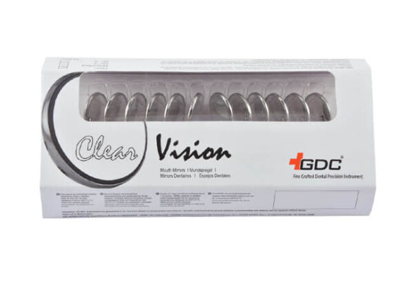 GDC Mouth Mirror Tops Magnified Pack Of 12 - 4 ( mmtm4)