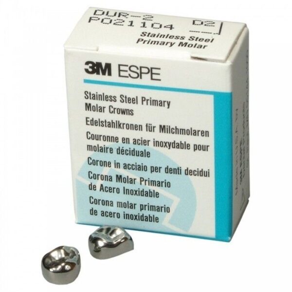 3m Espe Stainless Steel Primary Crown E (2nd Molar)