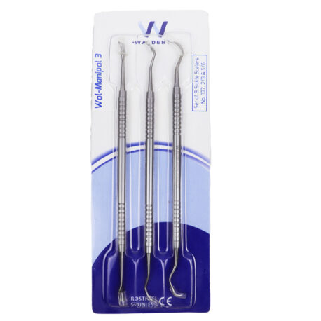 Waldent Manipal Hand Scalers Set of 3 15/2