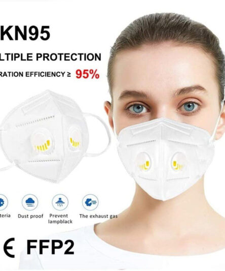 K N95 Mask With Double Valve