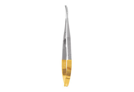 GDC Micro Castroviejo Needle Holder Curved Tc - 14 cm (Nh5021)