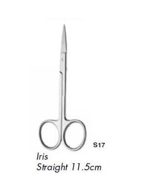 GDC Scissors Iris - Straight (11.5 cm) (S17)