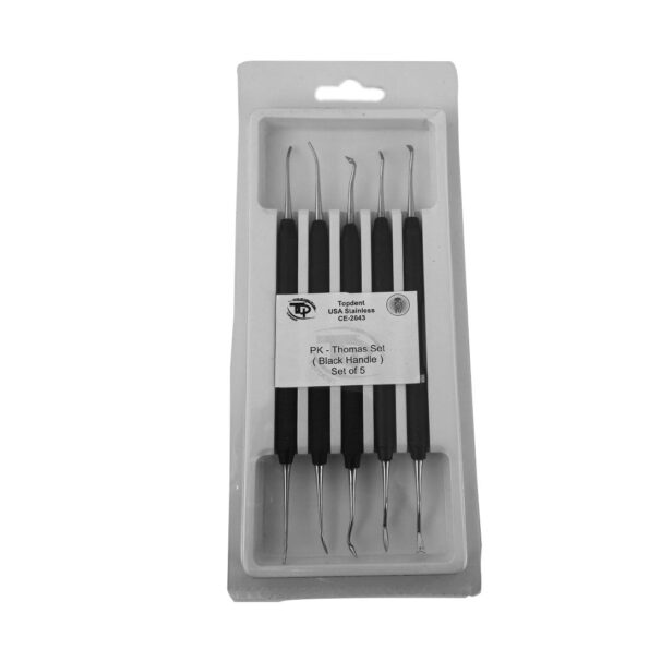 Top Dent Pk - Thomas Set of 5 (Black Handle)