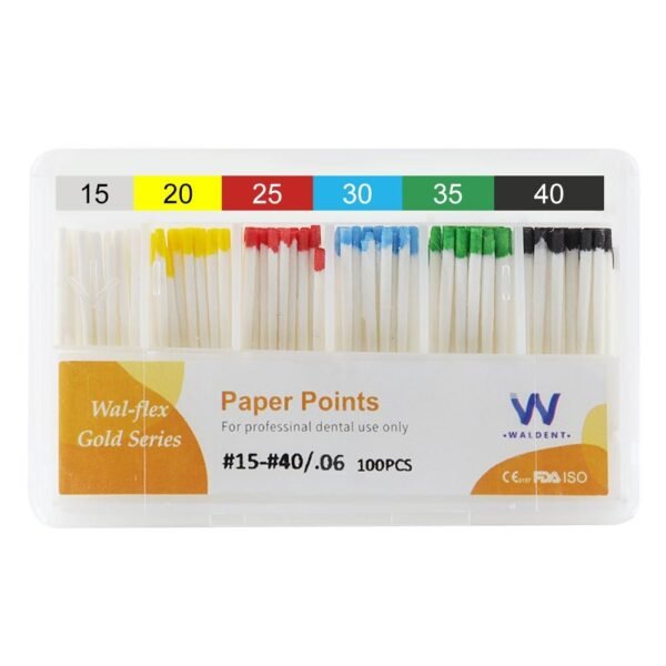 Waldent Paper Points 6% #40