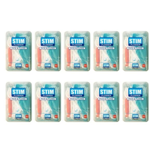 Stim Flosser Pack Of 10 Box (1 Box Contains 40Pcs)