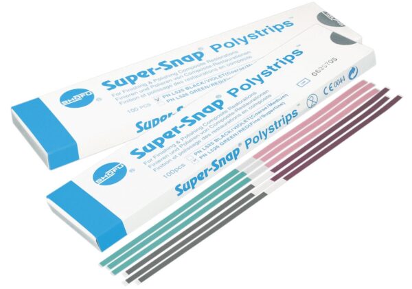 Shofu Super - Snap Polystrips (Pn L526 Green/Red (Fine/Superfine) )