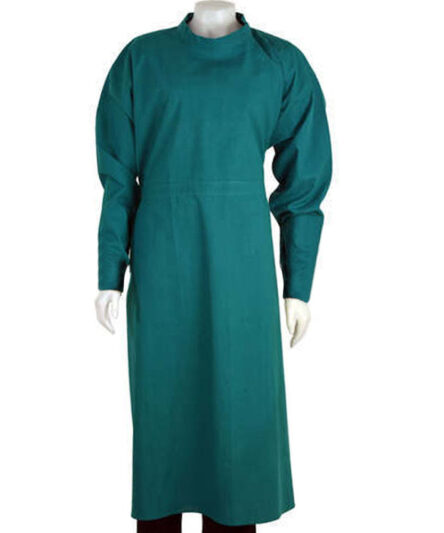 Surgical Gown Green Cloth (Washable/Autoclavable)