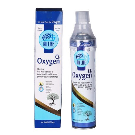 ALL LIFE Portable Natural Oxygen Can With Protective Mask For Air pollution Protect