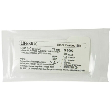 LifeSilk Sterile Needled Suture 3 - 0 2/pk - N5002