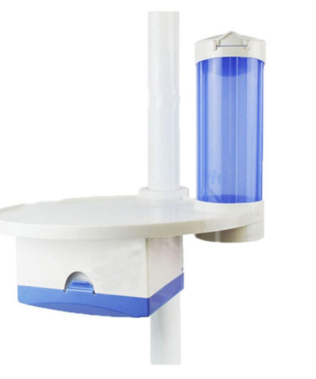 EiTi Utility Tray With Glass & Tissue Dispenser