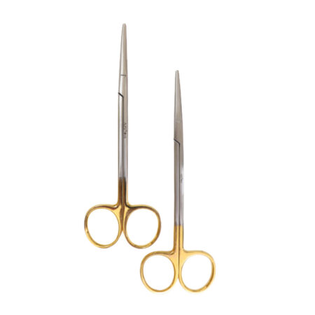 API Surgical Scissors Premium - Metzenbaum 14.5 cm STR. TC Gold