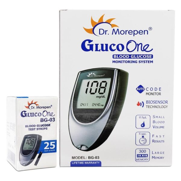 Dr. Morepen BG - 03 Gluco One Glucometer Combo