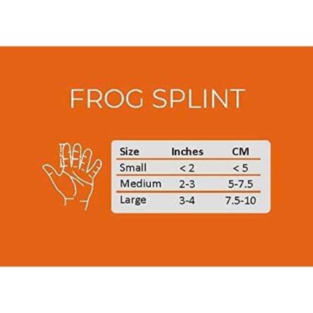 Adore Aluminium & Foam Frog Splint