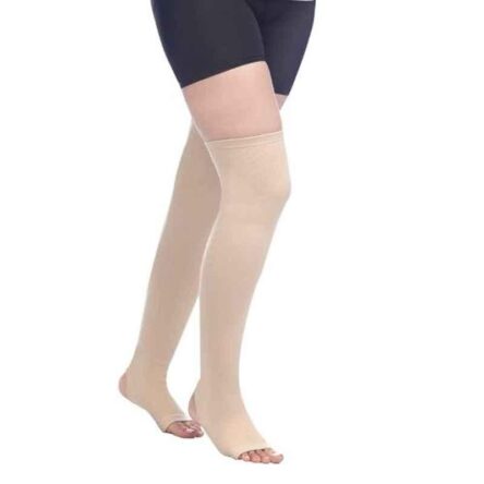 Cheetah Double Extra Large Compression Above Knee Stockings