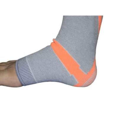 Lomo Luxe Nylon Orange & Grey Orthopedic Ankle Support