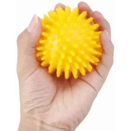 Agarwals 2.5 inch Non-Toxic Rubber Yellow Dog Teething Toy