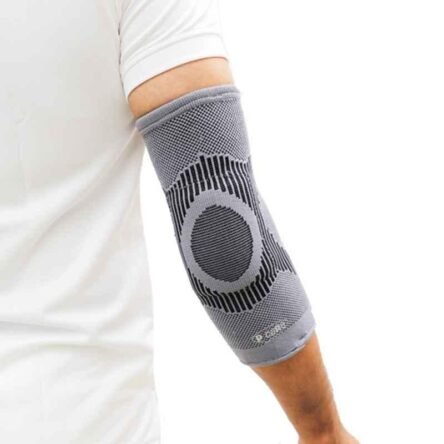 P+caRe Grey & Black Elbow Sleeve with Pad
