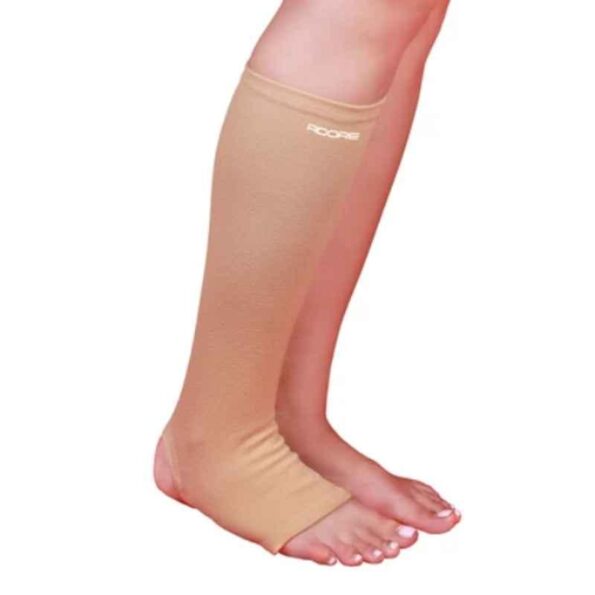 Adore Spandex Beige Below Knee Compression Stocking