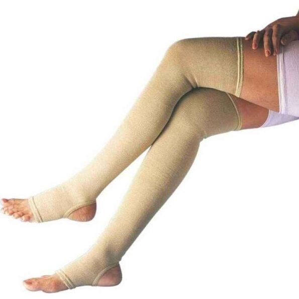 Witzion Large Eco Beige Varicose Vein Stocking