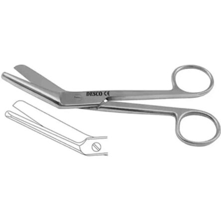 Desco 8 inch Stainless Steel Dressing Forceps