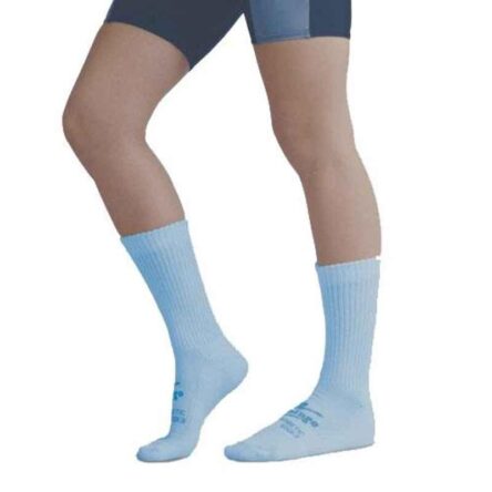 Flamingo Light Blue Diabetic Socks